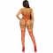 HARNAIS JOINT TORIQUE CLOUTÉ KINK TEDDY TAILLE L - ROUGE nº7