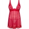 LACELOVE BABYDOLL & TANGA ROJO M/L nº4