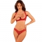 LACELOVE SET DOS PIEZAS CUPLESS ROJO M/L