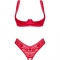 LACELOVE SET DOS PIEZAS CUPLESS ROJO M/L nº4