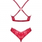 LACELOVE SET DOS PIEZAS CUPLESS ROJO XS/S nº10