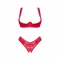 LACELOVE SET DOS PIEZAS CUPLESS ROJO XS/S nº2