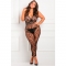 Lacy movie body de malla - negro