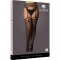 Le désir - garterbelt stockings with open design - negro - o