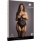 Le désir - suspender rhinestone bodystocking - medias tipo b