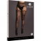 Le desir crotchless cut-out pantyhose - black - osx