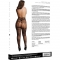 Le desir crotchless cut-out pantyhose - black - osx