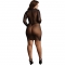 Le desir long sleeve fishnet dress