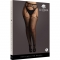 Le desir shredded suspender pantyhose - black - osx