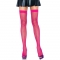 LEG AVENUE MEDIAS DE RED DE NYLON ROSA NEON