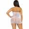 LEG AVENUE MINI VESTIDO RHINESTONE HALTER -BLANCO nº1