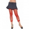 Leggings de red rojos rojo