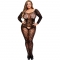 Longsleeve crotchless bodystocking -manga larga