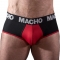 MACHO - MS26N SLIP PRETO/VERMELHO M