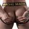 MACHO - MX25AC JOCK CUERO AMARILLO L nº1