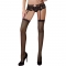 MANDIRIN LC 90529 PANTY + LIGUERO NEGRO L/XL