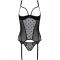 MARINA CORSET & TANGA NEGRO L/XL nº2