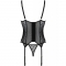 MARINA CORSET & TANGA NEGRO L/XL nº3