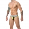 Mob stripe classic jock - tanga amarillo