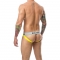 Mob stripe classic jock - tanga amarillo