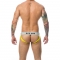 Mob stripe classic jock - tanga amarillo