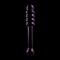 MODELO 20 DILDO CRISTAL BOROSILICATO 20.5 X 3 CM ROSA nº6