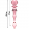 MODELO 21 DILDO VIDRO BOROSILICADO 20,5 X 3,5 CM ROSA nº3