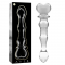 MODELO 21 DILDO VIDRO BOROSILICADO 20,5 X 3,5 CM TRANSPARENT