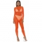 Body de malla micro net mock net - naranja