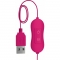 Omg! bullets - bala vibrante divetida - usb - fucsia