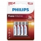 PHILIPS - POWER ALKALINE PILA AAA LR03 BLISTER*4