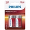 PHILIPS - POWER ALKALINE PILA C LR14 BLISTER*2