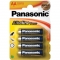 Pilhas x4 alcalinas panasonic aa-lr06