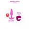 Plug Anal con Vibación Gplug XS Sunny Raspberry nº4