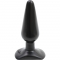 DOC JOHNSON CLASSIC BUTT PLUG BLACK MEDIUM