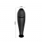 PLUG ANAL SILICONA FORMA PENE Y 12 MODOS VIBRACION - NEGRO n