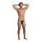 Tanga posing strap  - negro