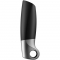 Satisfyer masturbador power con vibración - negro/ plata