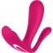 Satisfyer top secret + vibrador punto p con app - rosa