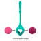 SET DEVA RITUAL ENTRENAMIENTO PELVICO VERDE AQUA nº5