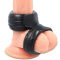 SUPER FLEXIBLE Y RESISTENTE ANILLO PENE DOBLE PR09 NEGRO nº3