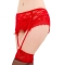 LINGERIE RAINHA LONGA COM CINTA GARTER - VERMELHO L / XL nº4