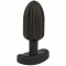 PLUG ANAL TARTARUS QUADRIPOLAR SILICONE PRETO nº6