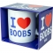 Taza de Cerámica I Love Boobs nº1