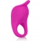 Anillo vibrador recargable de silicona rosa