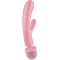 TRIPLE LOVER RABBIT VIBRADOR MASSAGER ROSA nº1