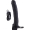 Pene vibrante realistico con imbracatura 29 cm nero