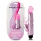 VIBRADOR C/ESTIMULADOR ROSA REGULABLE