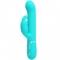 VIBRADOR COALE RABBIT PERLAS VERDE AGUA