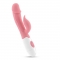 VIBRADOR COM ESTIMULADOR DE CLITÓRIS MOCHI ROSA E LUBRIFICAN